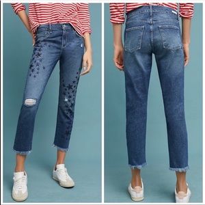 Anthropologie Pilcro Star Slim Boyfriend Jeans 27